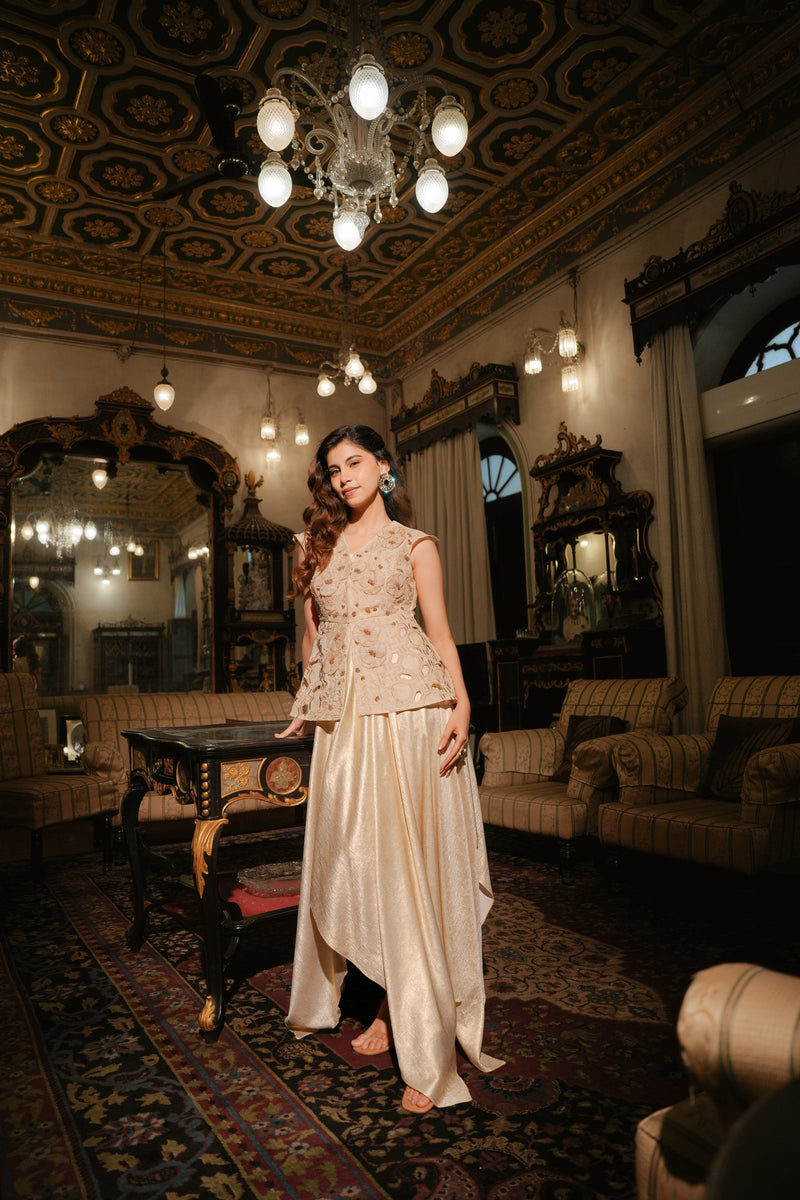Guilded Bloom Drape Set