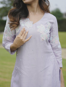 Wisteria Bloom Kurta Set